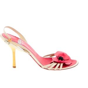 Moschino Cheap and Chic Leather Poppy Heels